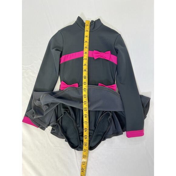 NWOT Figure Skating Fleece Lined Dress Ice Dance Competition Practice Size 6 - Picture 8 of 13